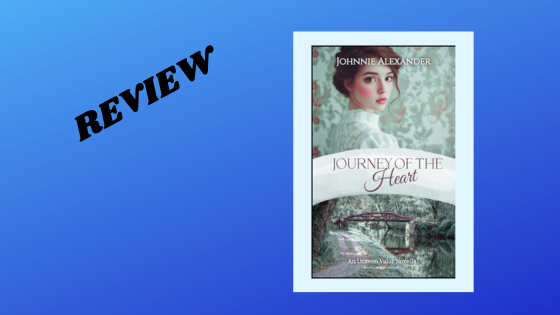 blue background Review picture of cover of the book Journey of the Heart by Johnnie Alexander